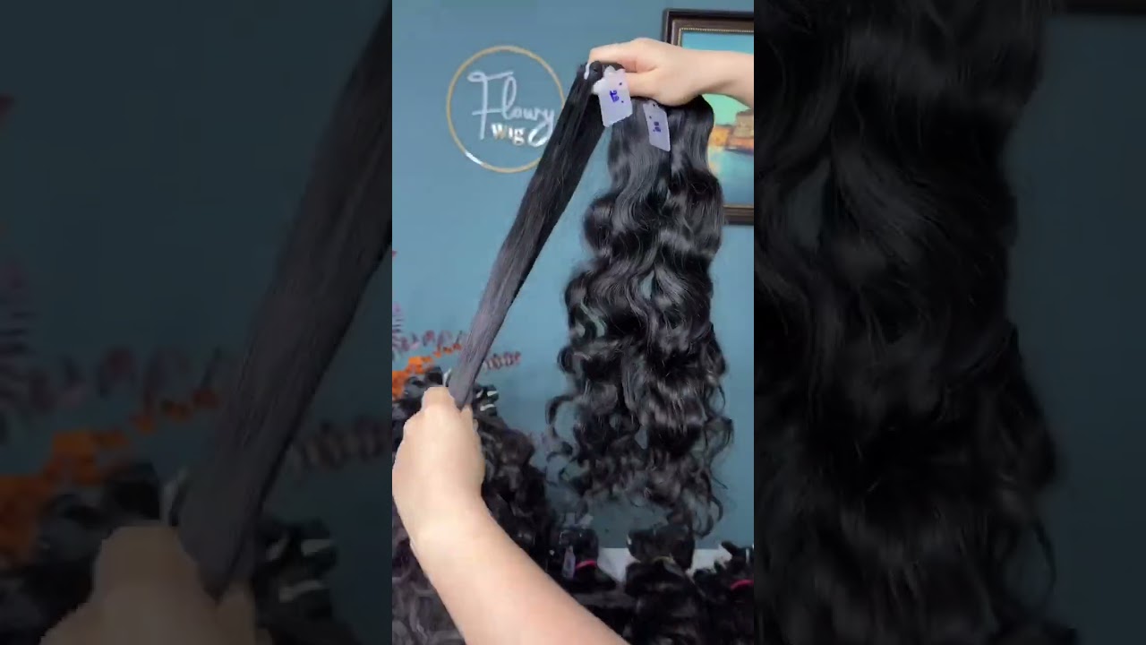Raw Indian Natural Curly Hair Bundles@flowywig #hairextensions #curlyhair #rawhairextensions