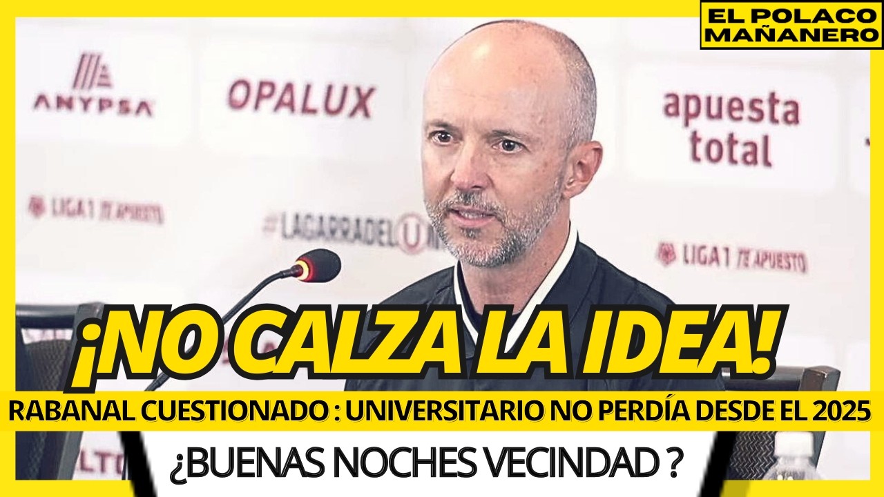 JUGADORES NO QUIEREN A RABANAL : UNIVERSITARIO COQUETEA A GARECA - HDC