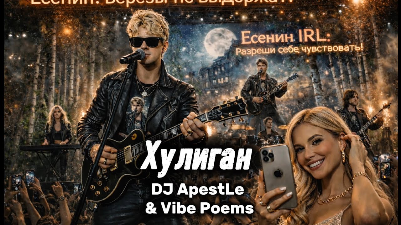 Хулиган - DJ ApestLe & Vibe Poems (стихи С.Есенин, манера В.Высоцкий, автор музыки DJ ApestLe )