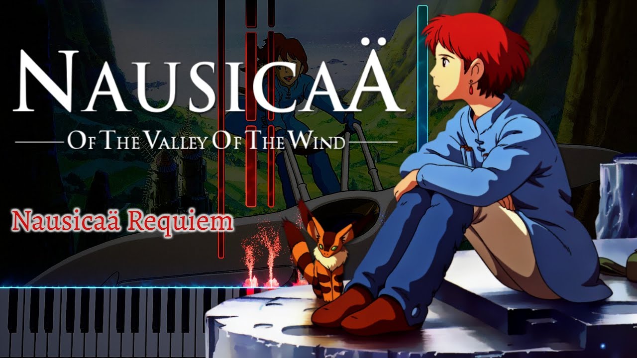 『 Nausicaä Requiem 』 - Nausicaä of the Valley of the Wind | Piano Tutorial (Midi File)
