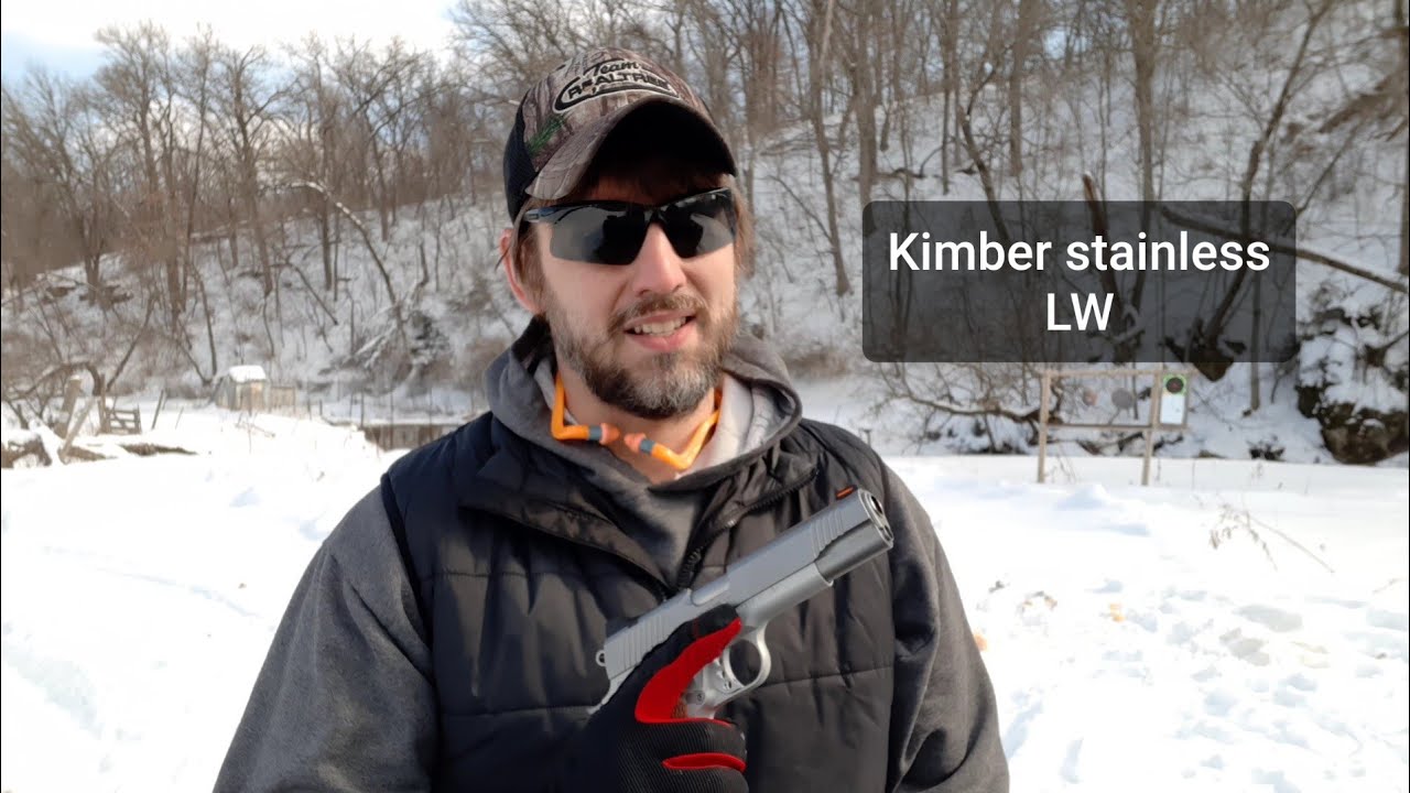 Kimber 1911 stainless LW. First shots and impressions
