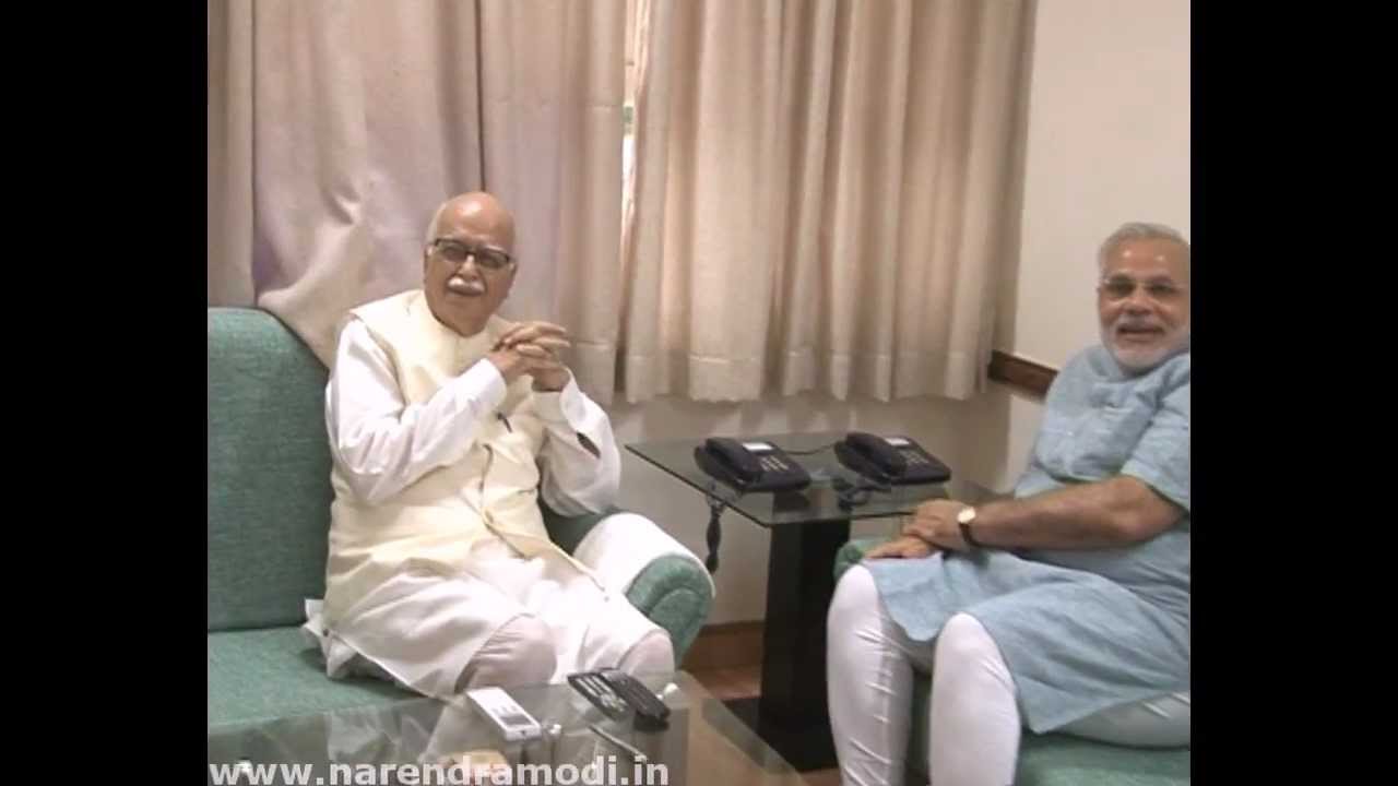 Shri Narendra Modi Meeting with Shri L K Advaniji