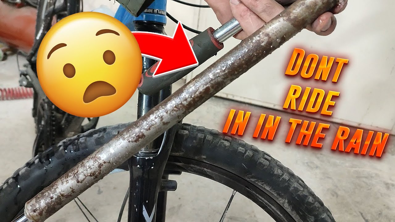 Bike Fork Rusting!! | Do not ride a bicycle during Rain
