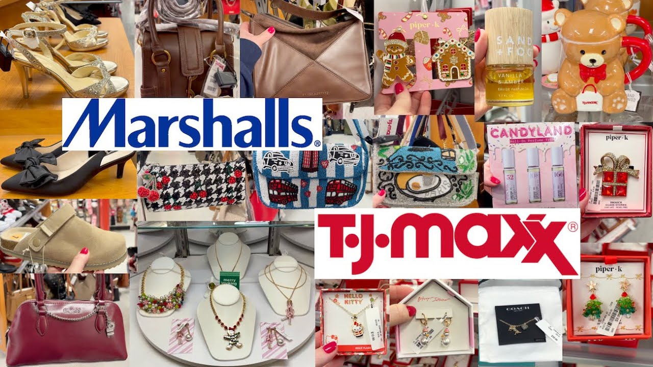 TJ MAXX & MARSHALLS SHOPPING FOR CHRISTMAS GIFTS #tjmaxx #marshalls #new #2025 #christmas #gifts