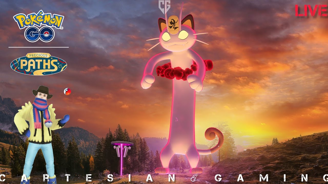 LIVE 🔴 Gigantamax Meowth Raid Day | Shiny Hunt + Back to Back Wins!