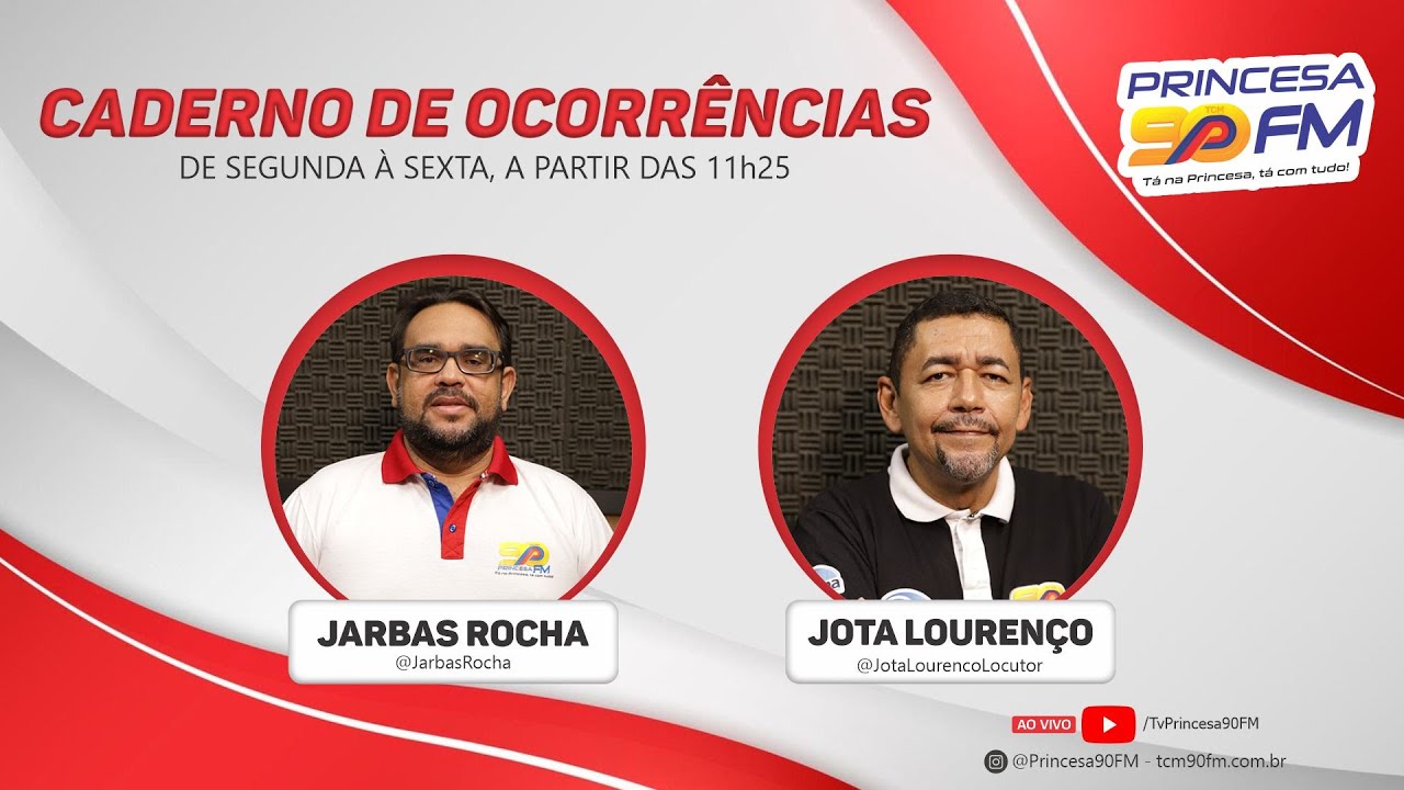AO VIVO - CADERNO DE OCORRENCIAS - 11/03/2026