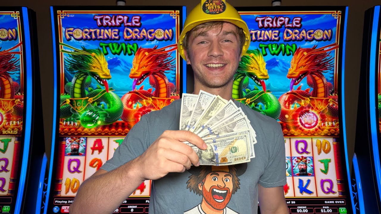 Я вложил 1000 долларов в High Limit Triple Fortune Dragon Twin!