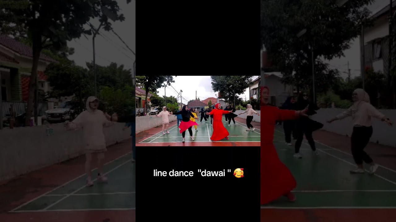 Line dance bersama cimom🥰