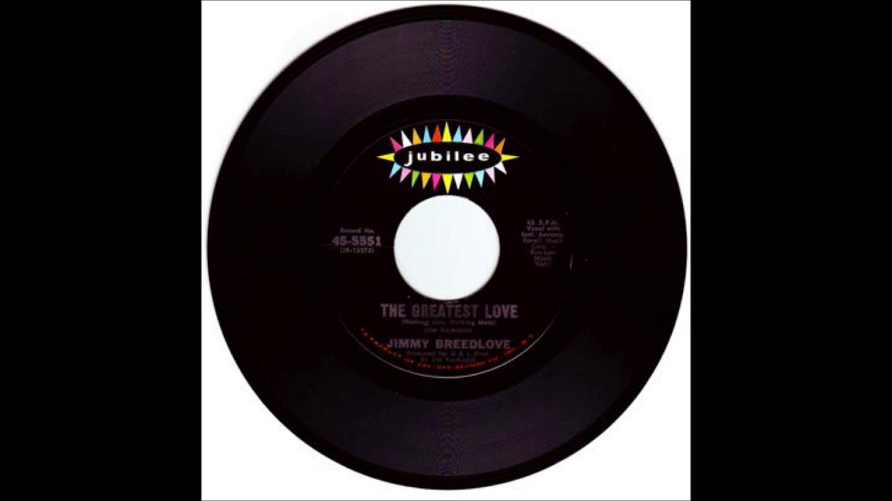 JIMMY BREEDLOVE - THE GREATEST LOVE WWW.POPCORNMUSICCLUB.BE