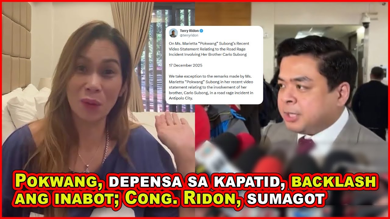 (1112) Pokwang, depensa sa kapatid, backlash ang inabot; Cong Terry Ridon, sumagot