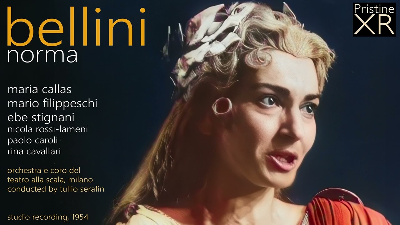 CALLAS Bellini: Norma (1954 studio recording) - Pristine PACO219