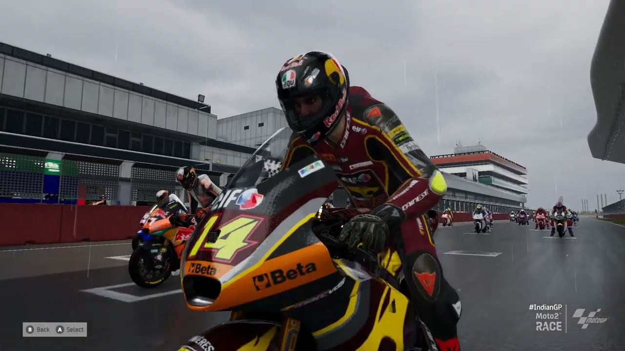 MotoGP 23 [PC] - Moto2 Gameplay | Red Flag + Quick Restart Procedure