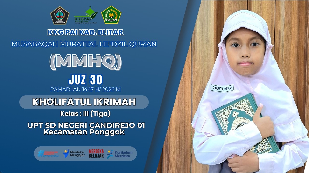 JUZ 30 | KHOLIFATUL IKRIMAH || UPT SD NEGERI CANDIREJO 01 KECAMATAN PONGGOK