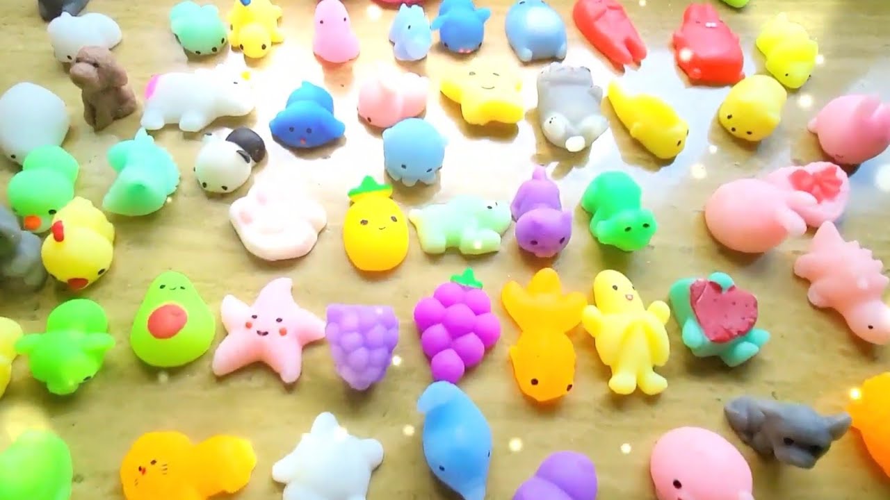 Mochi Squishy Toys - Animals and Fruits!
