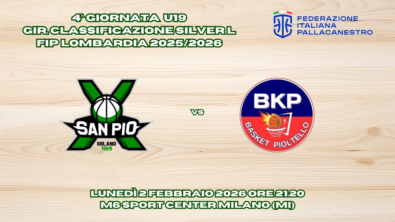 Velasca San Pio X Milano vs Basket Pioltello