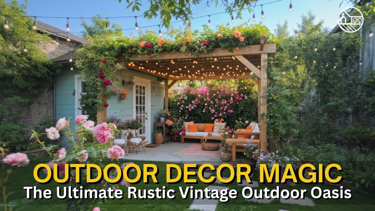 Transform Your Outdoor Space with Rustic & Vintage Decor