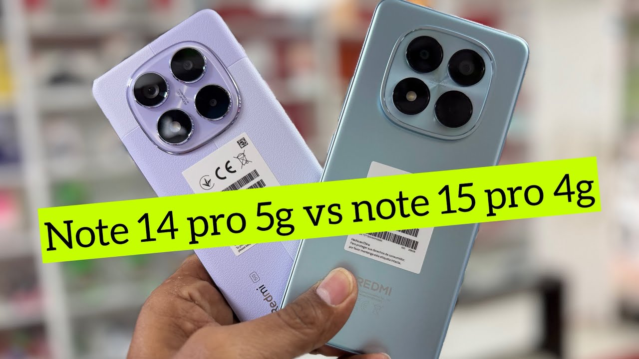 CUAL COMPRAR  [ XIAOMI REDMI NOTE 14 PRO 5G VS XIAOMI REDMI NOTE 15 PRO 4G ] Cual es mejor?