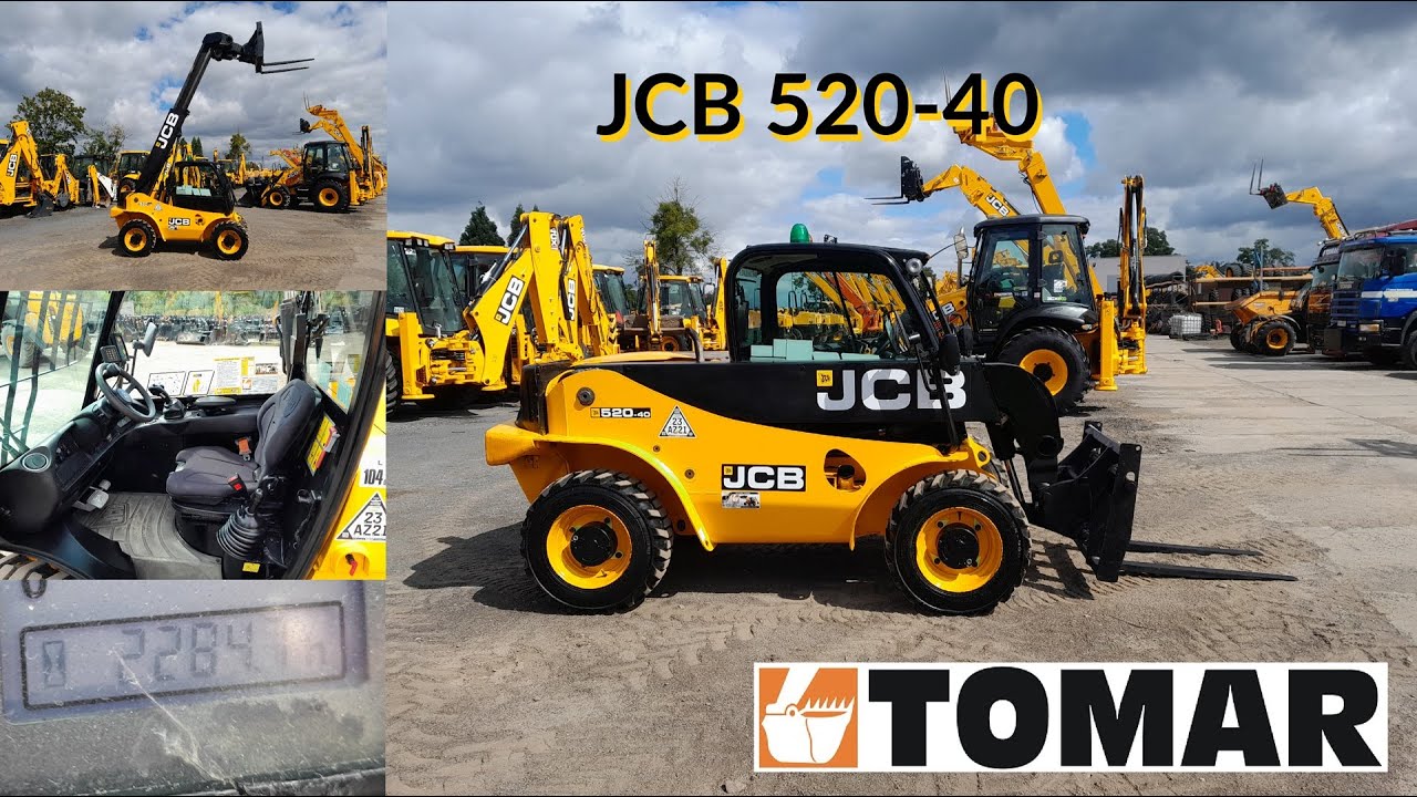 JCB 520 40 2020R ID2928 tel +48 575 316 333 forklift telehandler ładowarka teleskopowa
