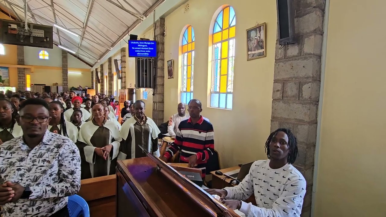 Misa Mtakatifu Annah performed by St Jude Ruringu Catholic Parish Choir doing mass @kmkmakuburi 