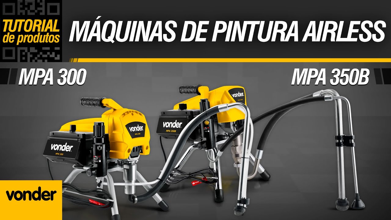 Máquina de Pintura Airless MPA 300 e MPA 350B - VONDER