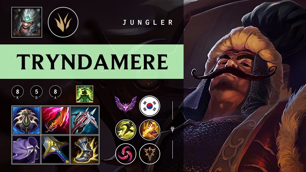 Tryndamere Jungle vs Lee Sin - KR Master Patch 26.05