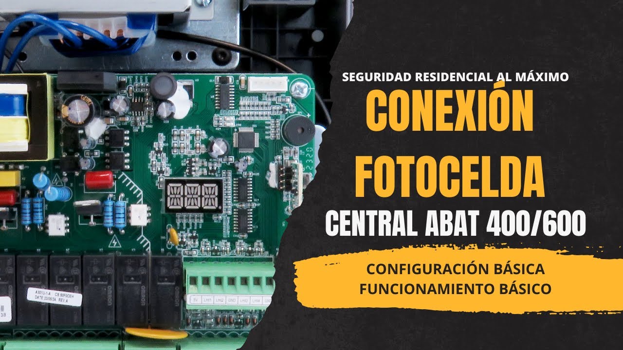 Conecta la fotocelda ABAT400/600 sin Errores ⚡🔌 el Detalle que Casi Nadie ve
