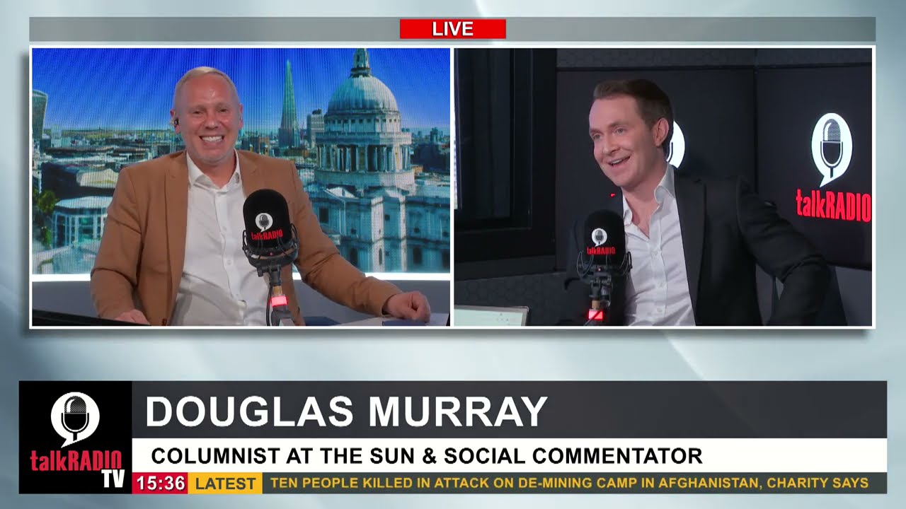 Douglas Murray defends free speech, blasts “dull bureaucrats”