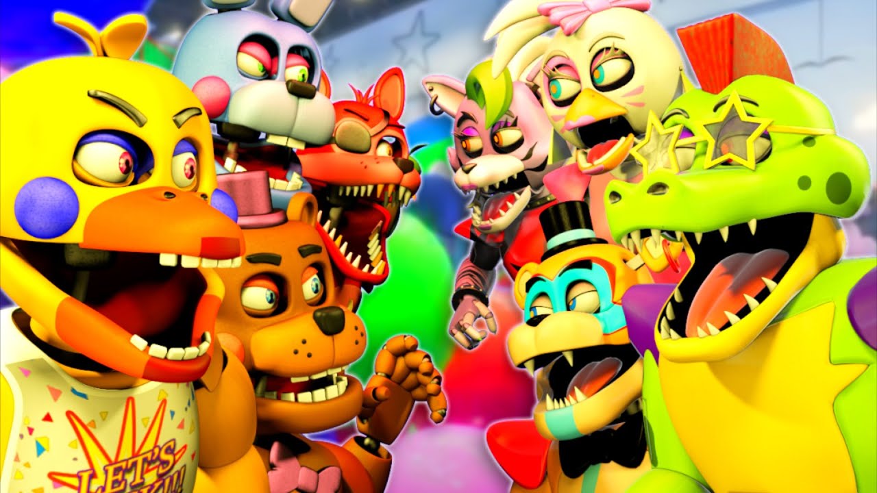 [SFM FNaF] Ultimate Custom Night vs Glamrock
