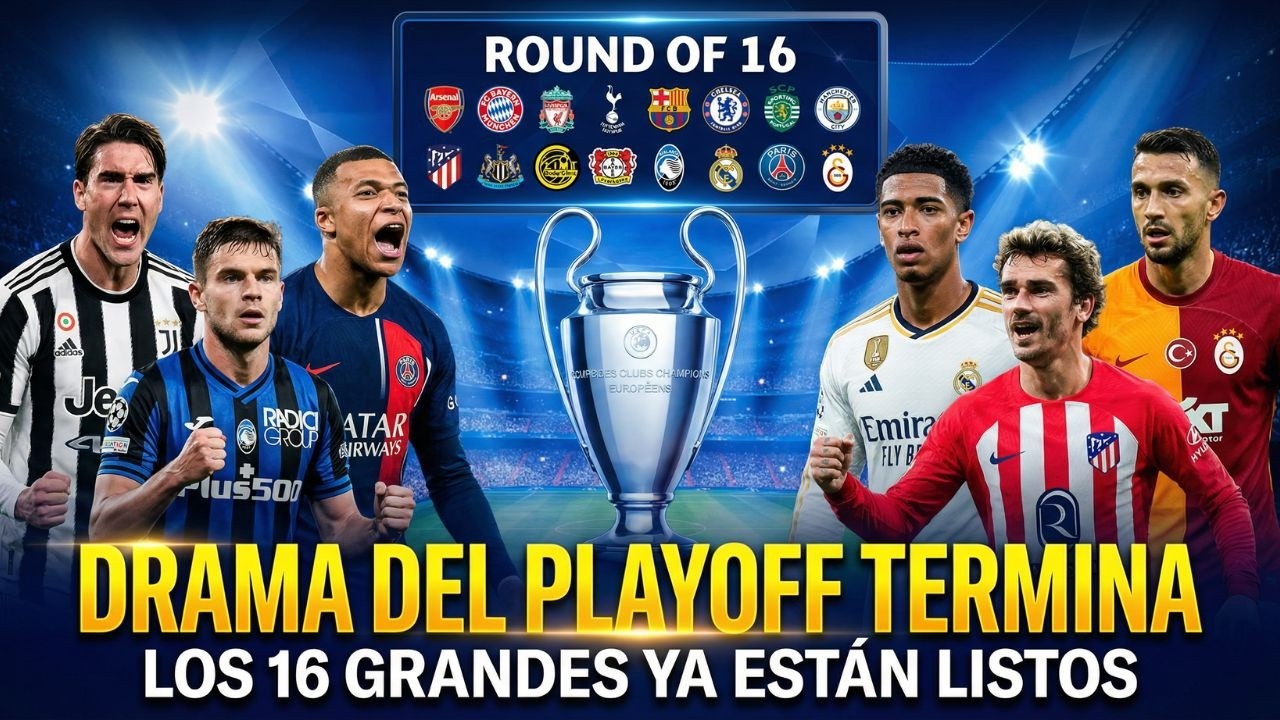 DRAMA TOTAL EN EL PLAYOFF: Real Madrid, PSG y Galatasaray Clasifican | ¡Así Quedaron los Octavos....