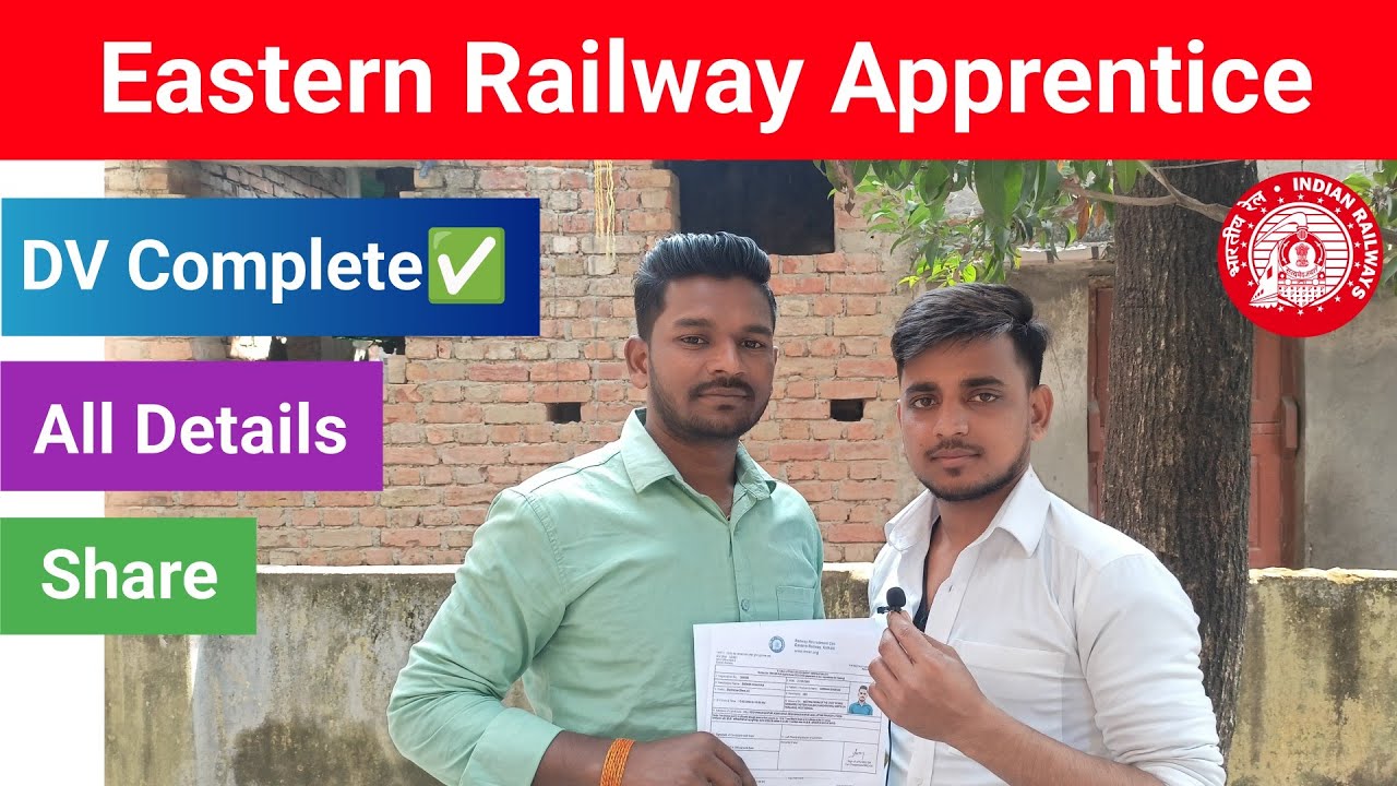 Eastern Railway Apprentice✅ ||Documents Verification Full Details Share 💯 #apprentice #iti #railway