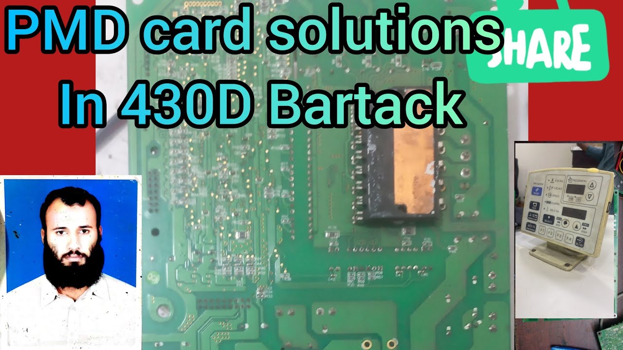 430D Bartack PMD card errors and solutions