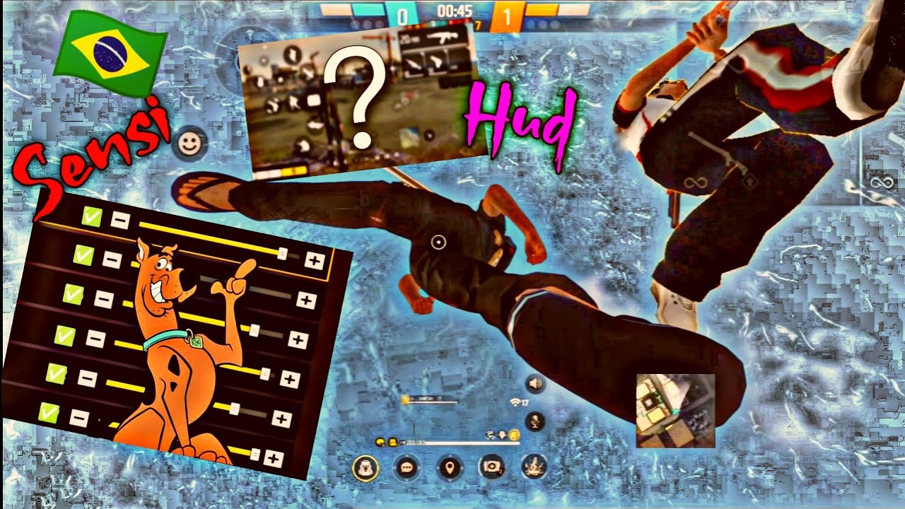 My hud 4 dedos 👺🌪️ freestyle hud+sensi 🇧🇷🔥