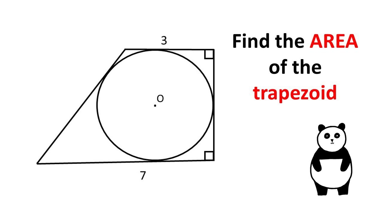 Find the Area of the Trapezoid. Geometry video.