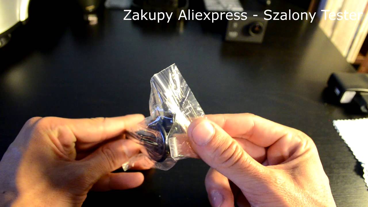 Kamera sportowa SJ 4000 za 77$ z aliexpress.com cz. 1 - zawartość opakowania