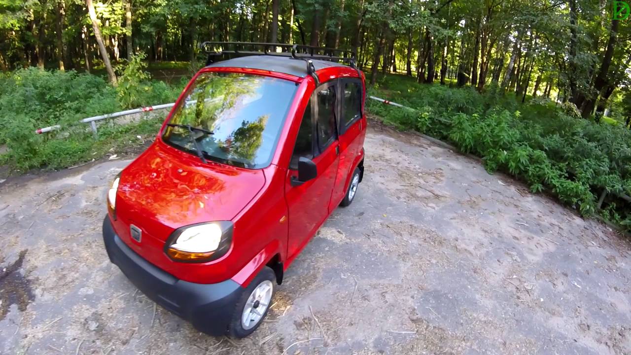 Bajaj Qute Qcar RE60  - Лучший тест (движение с комментариями)