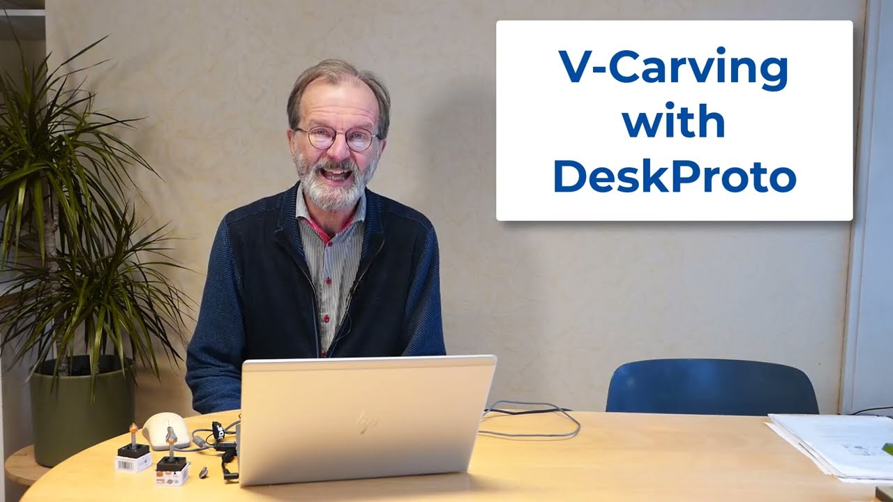 Easy V-Carving, with the DeskProto CAM software