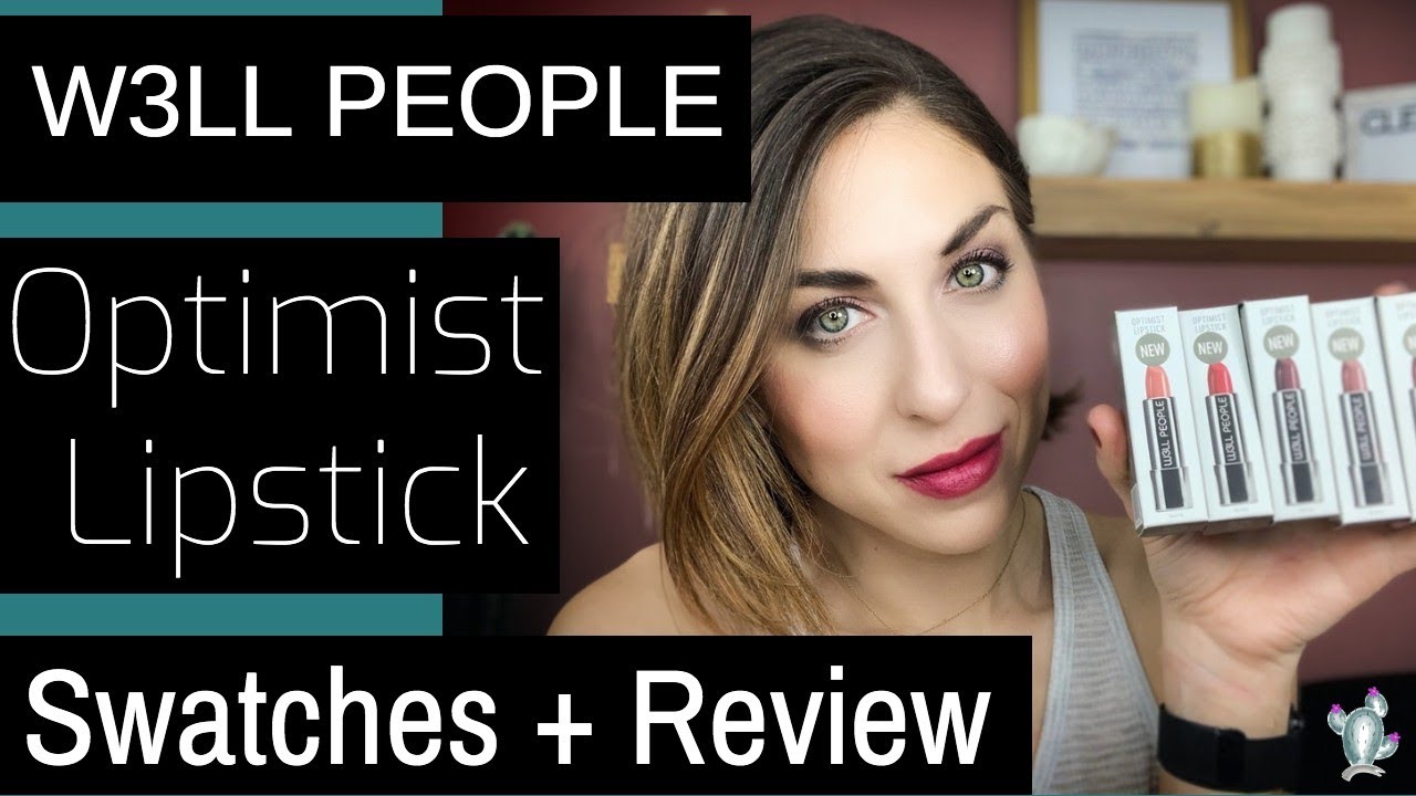 W3LL PEOPLE Optimist Lipsticks Review and Swatches!