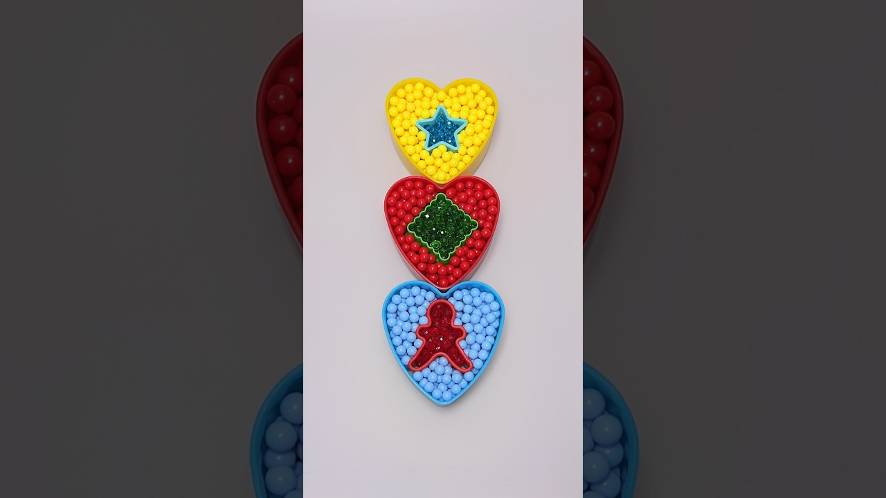 💛🩵❤️ Relaxing Smooth Beads Therapy ASMR | Peaceful Flow for Mental Health 🌿 