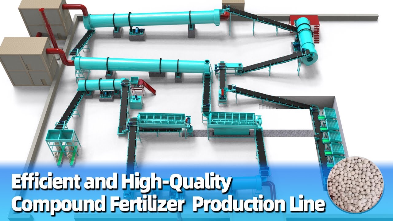 15 tons/h Efficient & High-Quality  NPK Compound Fertilizer Granulation Line