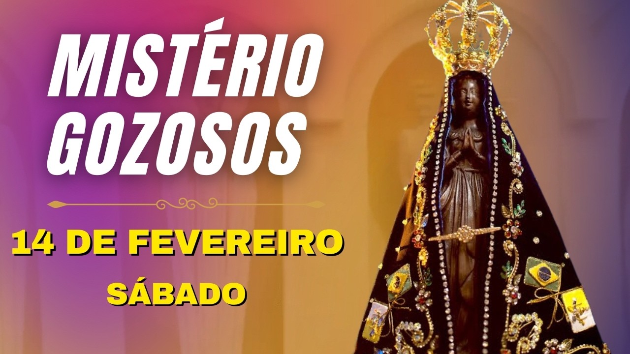TERÇO DE APARECIDA COM PE. ANTONIO MARIA - 14 DE FEVEREIRO DE 2026 | MISTÉRIOS GOZOSOS