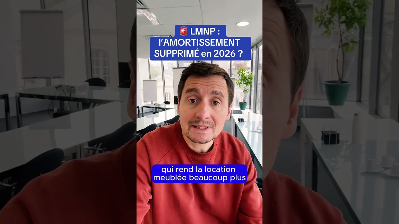 🚨 LMNP : l'amortissement supprim&eacute; en 2026 ??