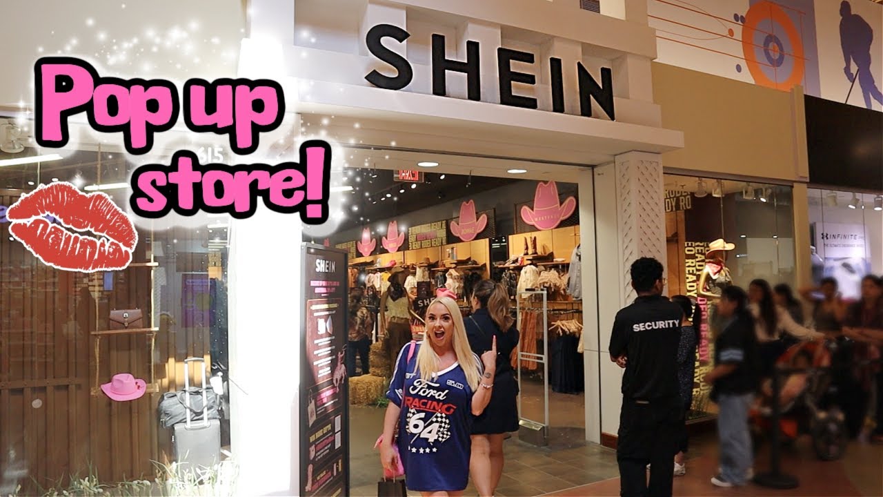 We went to a SHEIN POP UP STORE in the mall??? + Shopping Haul