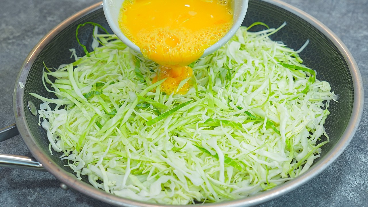 Cabbage with eggs is better than meat!🔝2 Simple and delicious cabbage recipes! It’s so delicious!