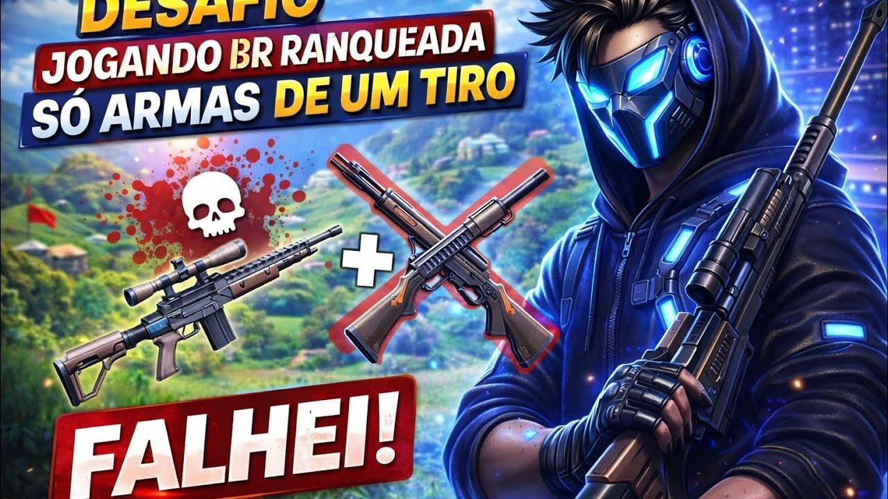 BR RANK, mas só posso jogar com armas de um tiro😈🍓 falhei