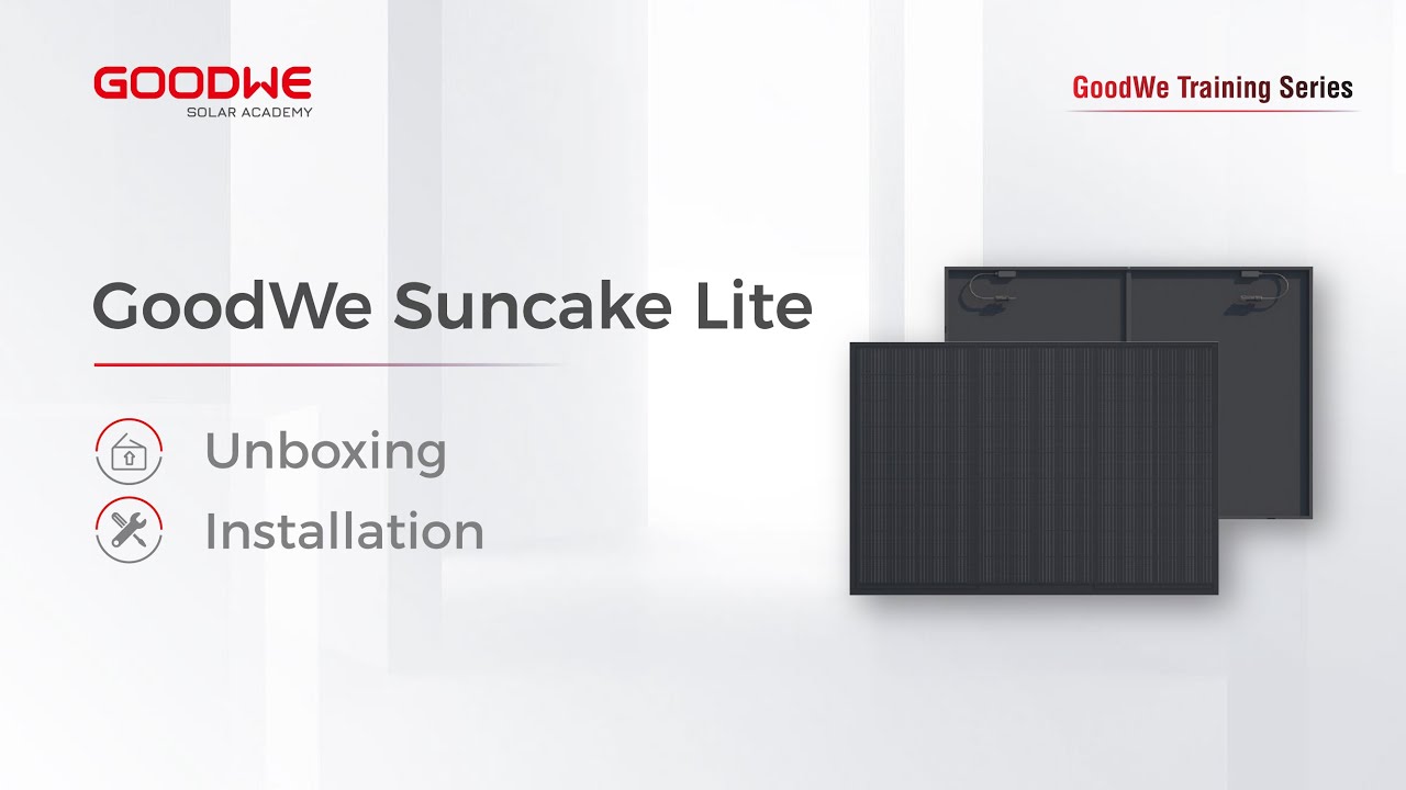 GoodWe Suncake Lite Unboxing and Installation