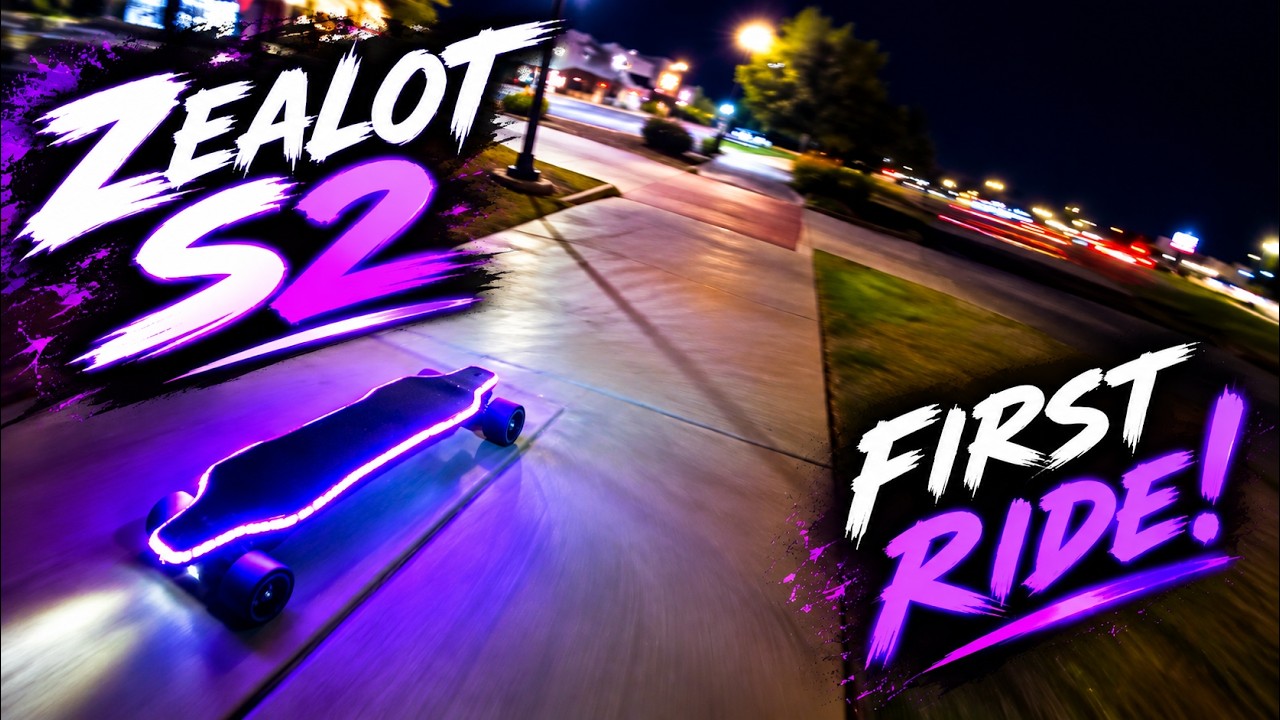 My First Electric Skateboard! | Zealot S2 First Ride