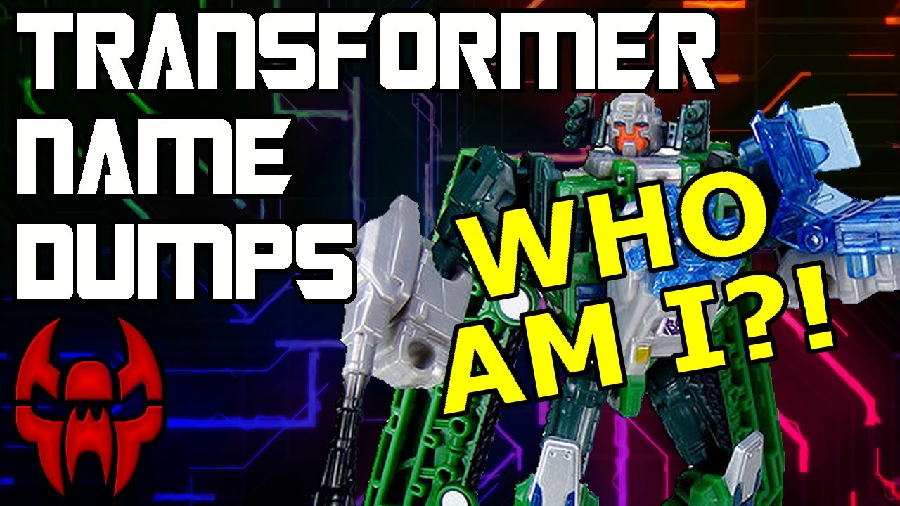 The Lost Art of Transformers Name Dumps