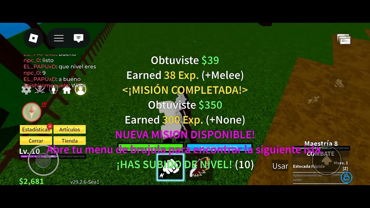 Primer capítulo jugando blox fruit 100 likes para segunda parte 