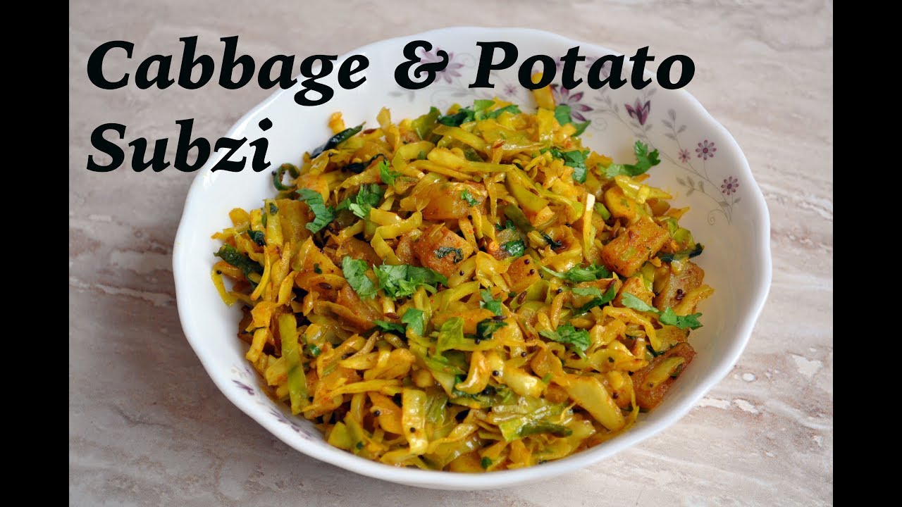 Cabbage & Potato Subzi With TIPS - Dry/ Stir Fried Style #cabbage #cabbagefry