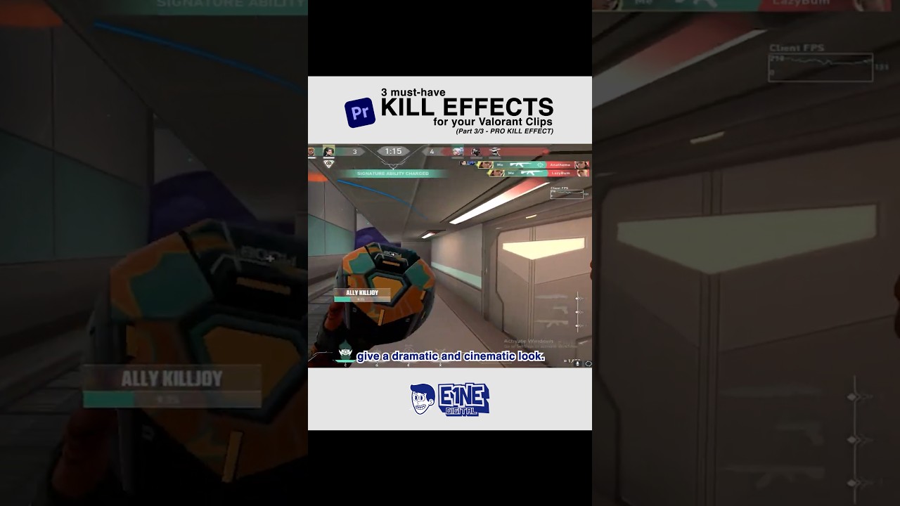 Pro Kill Effect that SLAPS! 💥#Valorant #Highlights #VideoEditing #Montage #KillEffect #Gaming